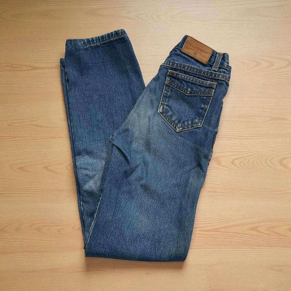 Vintage Britannia Jeans Size 13 Juniors 90s Straight Leg Paper Tag 100% Cotton